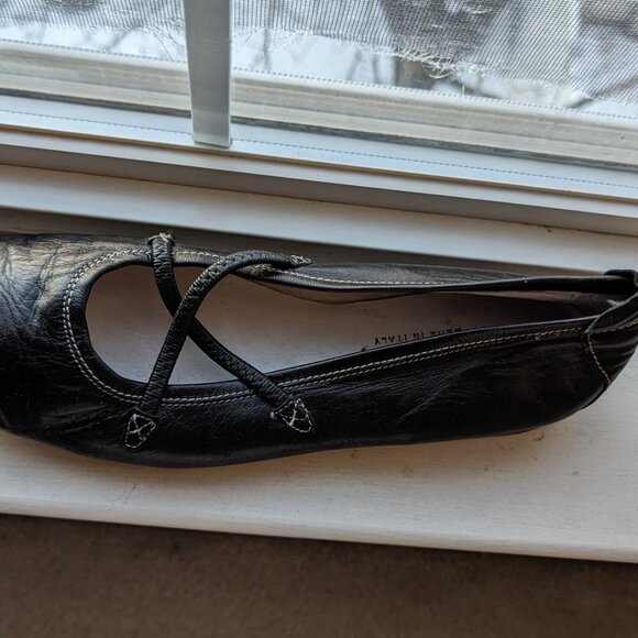 Leather Ballet Flats- Made in Italy- size 39 It. - Picture 7 of 8
